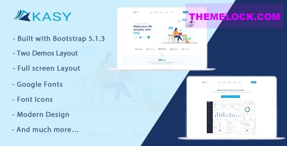 Kasy v1.0 - Responsive Landing page Template