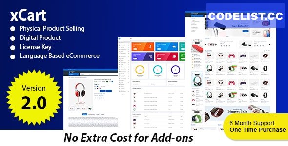 xCart v2.1 - Multi-vendor eCommerce CMS Platform - nulled