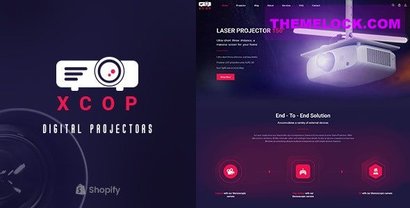 Xcop v1.0 - Landing Page Shopify Theme
