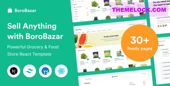 BoroBazar v3.3.0 - React Ecommerce Template with Grocery & Food Store