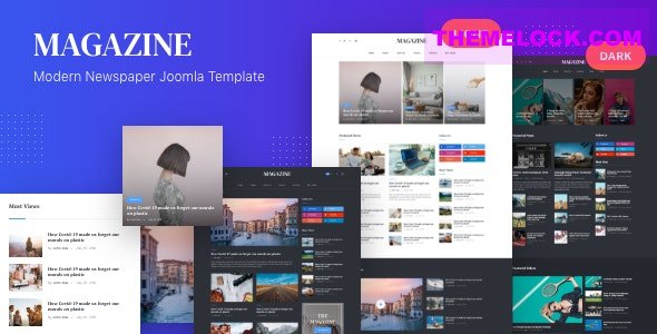 Magazine v1.0 - Blog, Newspaper Joomla 4 Template