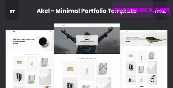 Akel v1.0 - Minimal Portfolio Template