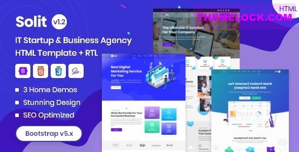 Solit v1.2 - IT Startup & Business Agency Template