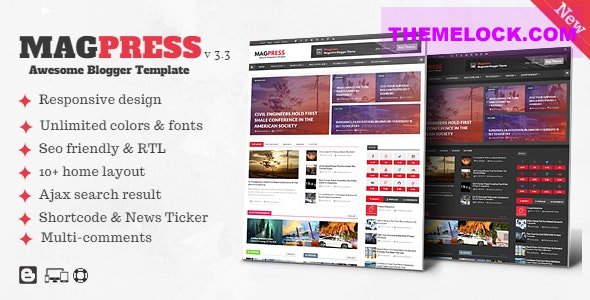 Download Magpress v3.3 – Magazine Responsive Blogger Template | Free Nulled Scripts
