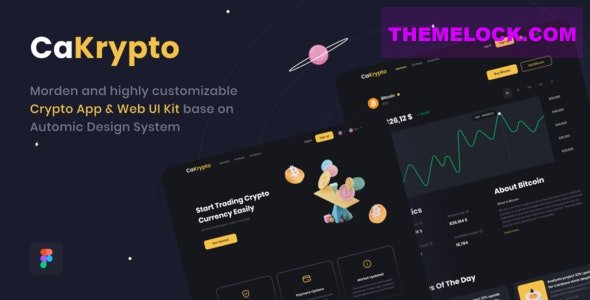 CaKrypto v1.0 - Crypto App & Web UI Kit