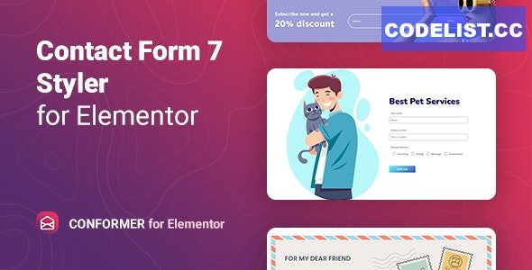 ConFormer v1.0.6 - Contact Form 7 styler for Elementor