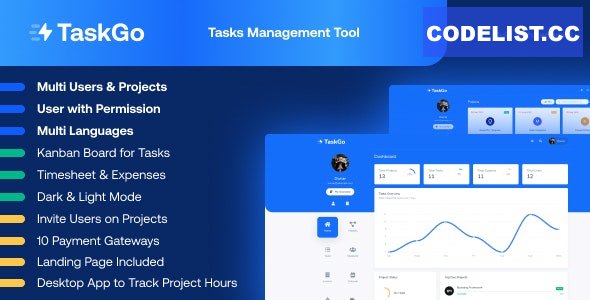 TaskGo v3.8 - Tasks Management Tool