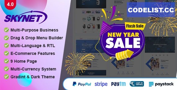 Skynet v4.0 - Multipurpose Business CMS - nulled