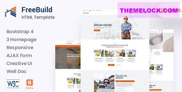 FreeBuild v1.0 - Construction HTML Template