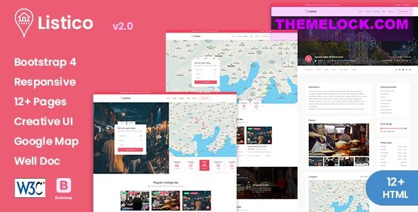 Listico v2.0 - Listing & Directory HTML Template