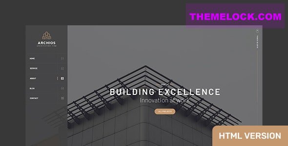 Archios v1.0 - One Page Architecture HTML Template