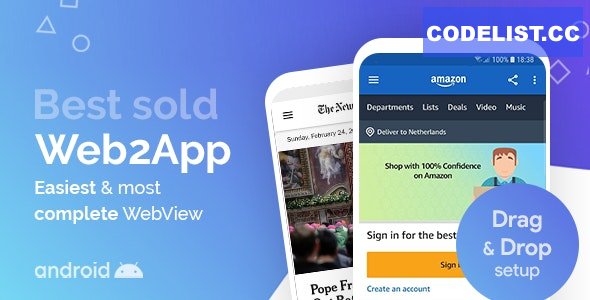 Web2App v3.5 - Quickest Feature-Rich Android Webview