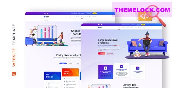 Edison v1.0 – Online Education Website Template
