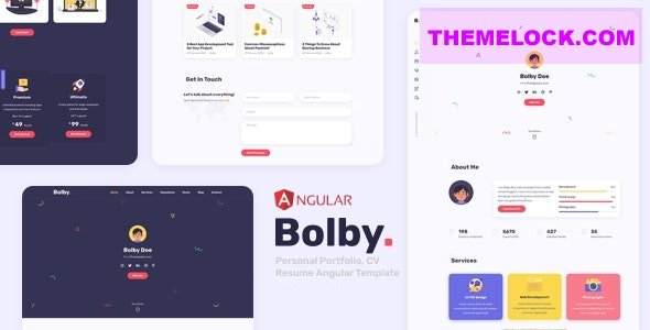 Download Bolby v1.0 – Personal Portfolio Angular Template | Free Nulled Scripts