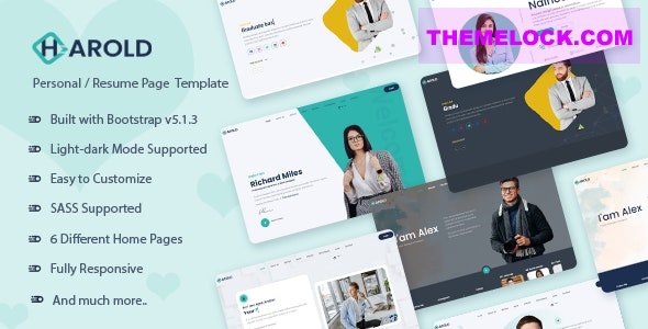 Harold v1.0 - Personal Portfolio Template