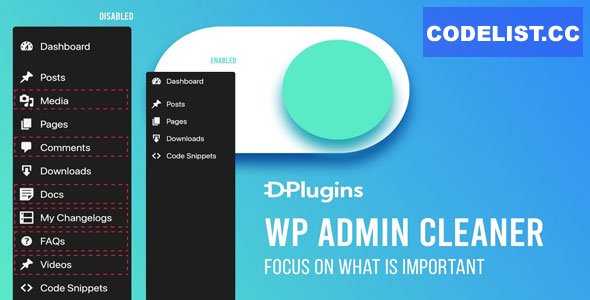 WP Admin Cleaner v1.3.0