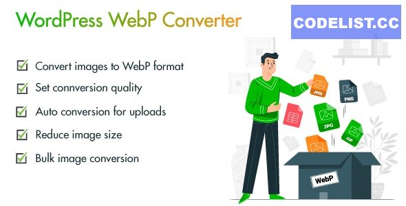 WebPio v1.0.0 - WordPress WebP Converter