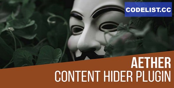 Aether v1.2.0 - Content Hider Plugin for WordPress