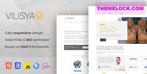 Vilisya v2.0.0 - Minimalist Business HTML Template