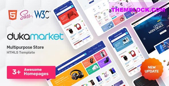 Duka Market v1.0 - Multipurpose eCommerce HTML5 Template