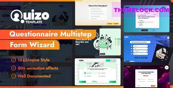 Quizo v1.0 - Questionnaire Multistep & Quiz Form Wizard