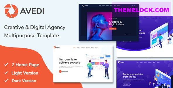 Avedi v1.1.4 - Creative & Digital Agency Multipurpose Template