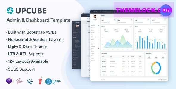 Upcube v2.0 - Responsive Bootstrap Admin & Dashboard Template