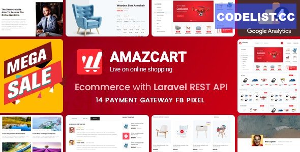 AmazCart v2.0 - Laravel Ecommerce System CMS - nulled