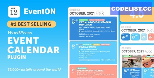 EventON v4.6.4 - WordPress Virtual Event Calendar Plugin