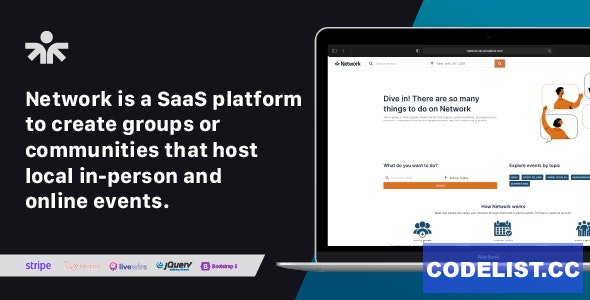 Network (SaaS) v1.0 - Event & Community Management Platform