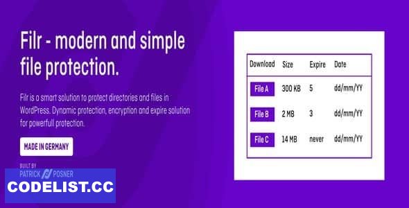 Filr Premium v1.2.2 - Secure Your Upload Files With Protected Link
