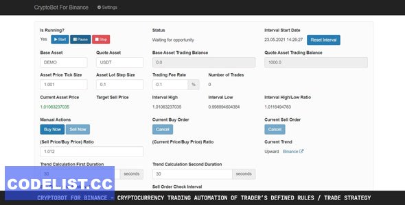 CryptoBot For Binance v1.3.1