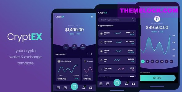 Cryptex v1.0 - Mobile HTML Template