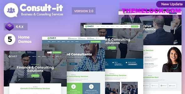ConsultIt v2.0 - Business Consulting and Investments HTML Template