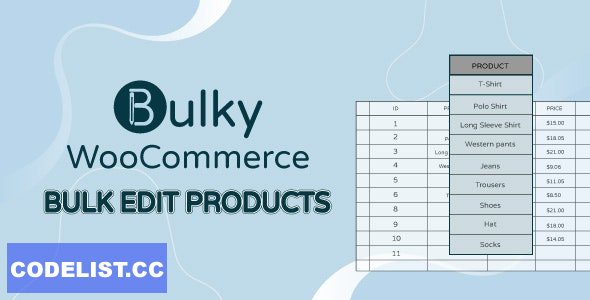 Bulky v1.2.9 - WooCommerce Bulk Edit Products, Orders, Coupons