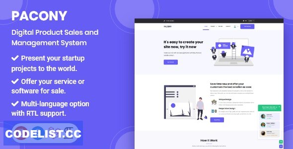 Pacony v1.0.0 - Digital Product Sales and Management Script