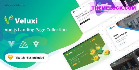 Download Veluxi v2.1.7 – Vue JS Landing Page Collection | Free Nulled Scripts