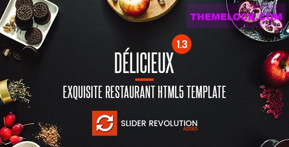 Delicieux v1.3 - Exquisite Restaurant HTML5 Template