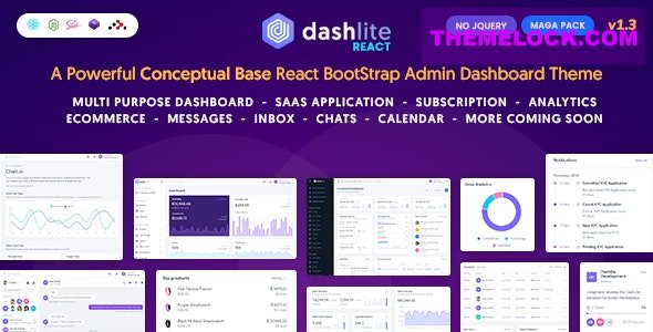 DashLite v1.4.0 - React Admin Dashboard Template