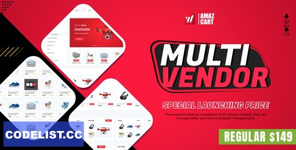 Multi-Vendor v1.1 - AmazCart Laravel Ecommerce System CMS