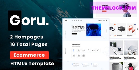 Goru v1.0 - Electronics eCommerce HTML5 Template