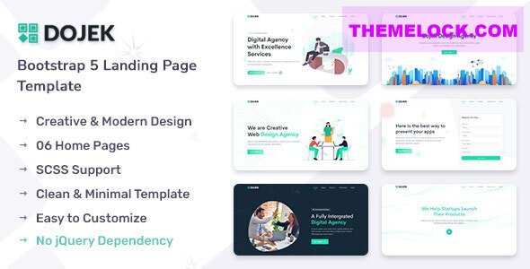 Dojek v1.0.0 - Landing Page Template