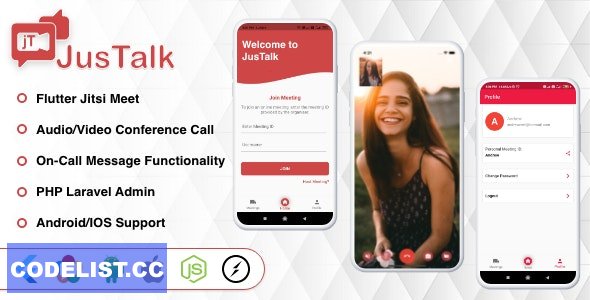 JusTalk v1.2.1 - Mobile+Web Video Conference for Live Class, Meeting, Webinar, Online Training