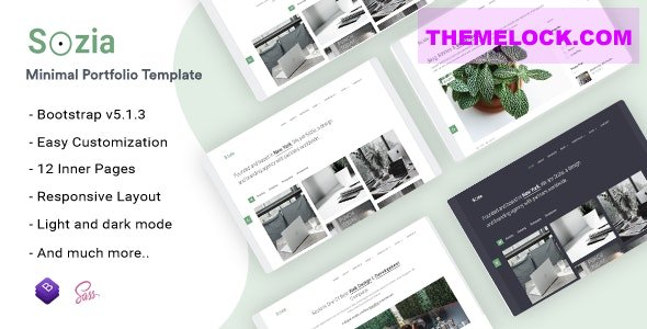 Sozia v1.0 - Minimal Portfolio HTML Template