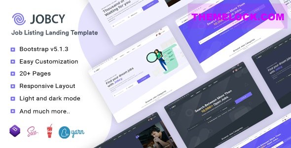 Jobcy v1.0.0 - Job Board HTML Template