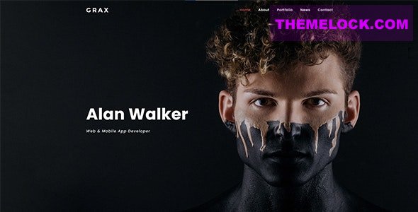 Grax v1.0 - Resume/ CV / vCard Template