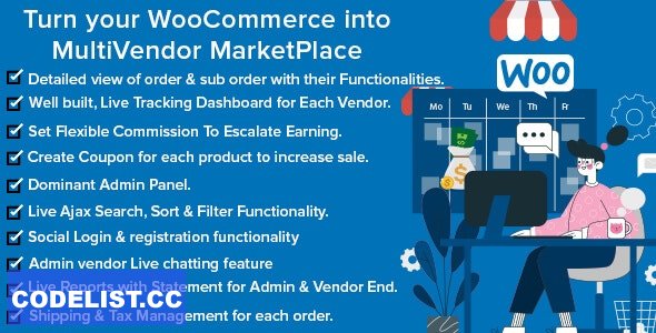 Mercado Pro v1.5.1 - Turn your WooCommerce into Multi Vendor Marketplace