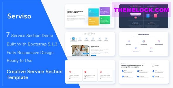 Serviso v1.0 - Creative Service Section Template