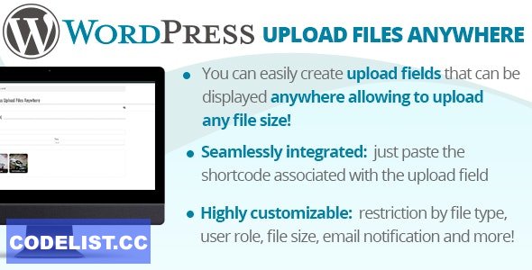WordPress Upload Files Anywhere v2.2