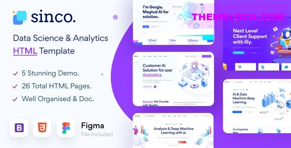 Sinco v1.0 - Data Science & Analytics HTML5 Template